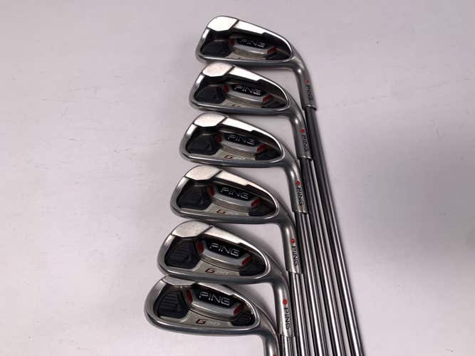 Ping G20 Iron Set 6-PW+SW Red Dot 1* Flat TFC 169 I Ladies Graphite Womens RH
