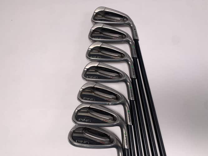 Ping G25 Iron Set 5-PW+SW Green Dot 2* Up TFC 189 Regular Graphite Mens RH