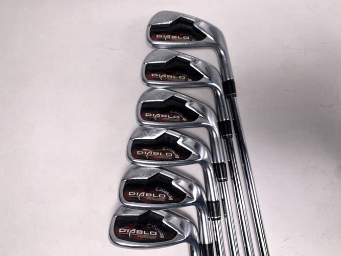 Callaway Diablo Forged Iron Set 5-PW Nippon NS Pro 1100GH Uniflex Steel Mens RH