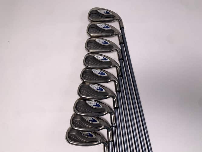 Callaway Hawkeye Iron Set 3-PW+SW Hawk Eye Regular Graphite Mens RH