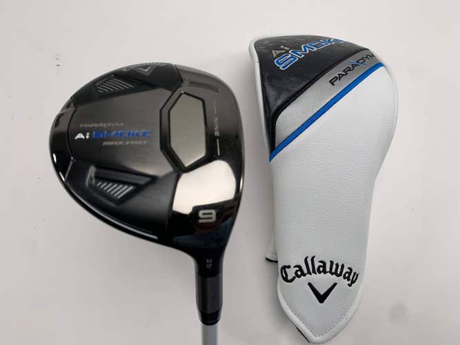 Callaway Paradym Ai Smoke Max Fast 9 Fairway Wood 25* Eldio 40g Ladies RH HC