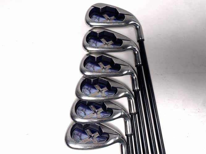 Callaway X-18 Gems Iron Set 5-PW Gems Ultra Light 45g Ladies Graphite Womens RH