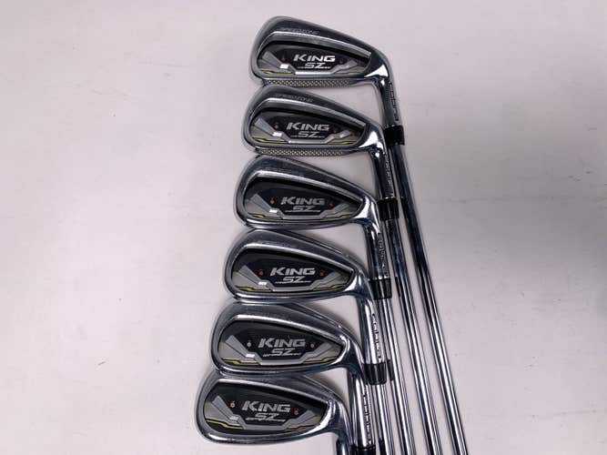 Cobra KING SpeedZone Iron Set 6-PW+GW KBS Tour 90 Regular Steel Mens RH