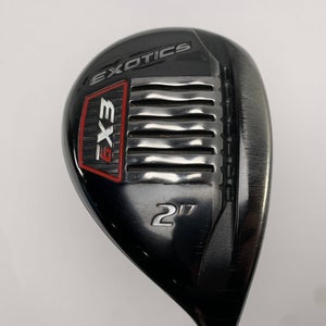 Tour Edge Exotics EX9 2 Hybrid 17* UST Mamiya Recoil 670 F4 Regular Mens RH