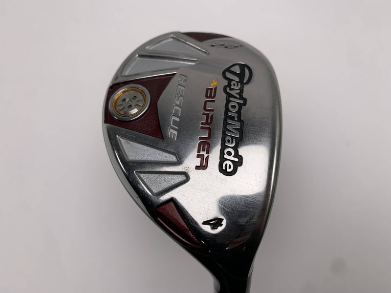 TaylorMade Burner Rescue 4 Hybrid 22* REAX SuperFast 65g Stiff Graphite Mens RH