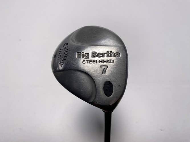 Callaway Steelhead 7 Fairway Wood 21* RCH 99 Stiff Graphite Mens RH Midsize Grip