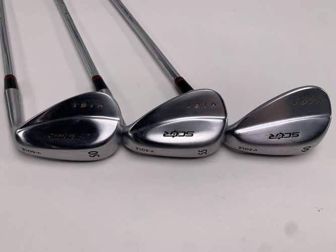 Scor 4161 Wedge Set 50* 55* 60* Genius 12 Wedge Steel Mens RH
