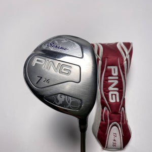 Ping Serene 7 Fairway Wood 26* ULT210 Ladies  RH HC Undersize Grip