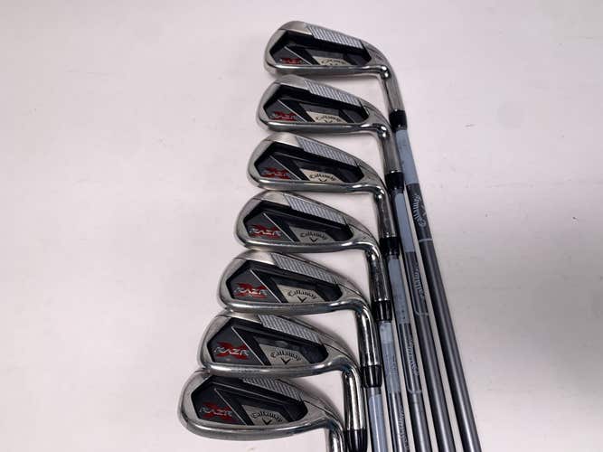 Callaway Razr X HL Iron Set 5-PW+SW 55g Ladies Graphite Womens RH
