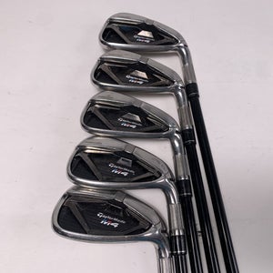 TaylorMade M4 Iron Set 5-9 Fujikura Atmos 6R Regular Graphite Mens RH +1"