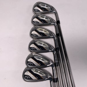 Callaway Mavrik Max Iron Set 4-9 UST Mamiya Recoil ESX 480 F2 Senior Graphite RH