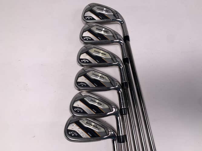 Callaway Mavrik Max Iron Set 4-9 UST Mamiya Recoil ESX 480 F2 Senior Graphite RH