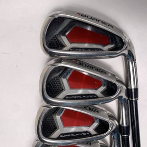 TaylorMade Burner Superlaunch Iron Set 7-PW+SW REAX 60g Senior Graphite Mens RH