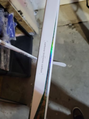 White Intermediate Bauer Proto2 Left Hand Hockey Stick P92 65 Flex (New)