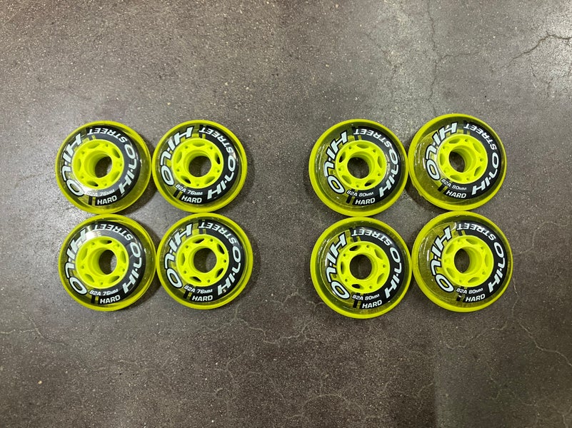 Hi-Lo Outdoor Inline Hockey Wheels I Full Set (New)