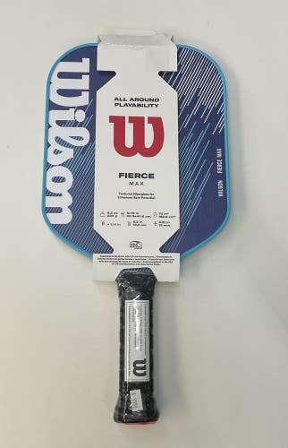 Wilson Fierce Max Pickleball Paddle (Blue)