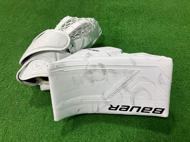 Bauer Supreme M5 Pro Goalie Glove & Blocker Set Intermediate Regular (Used)