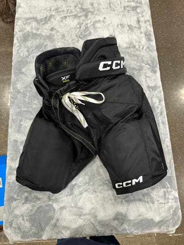 Black Senior Large CCM Tacks XF Pro Hockey Pants (Used)