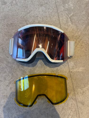 White Smith Squad ChromaPop Ski Goggles (Used)