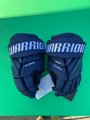 Blue Senior Warrior Alpha LX3 Gloves 13" (New)
