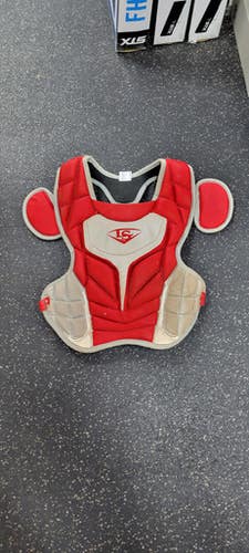 Used Louisville Slugger CHEST PROTECTOR Catchers Chest Protector Red Intermed 11497-S000154809