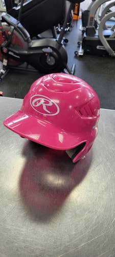 Used Rawlings HELMET T-BALL Batting Helmet No Mask Pink S/M 11497-S000154830
