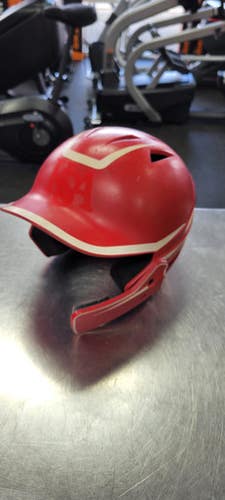 Used Champro MED WITH JAW Batting Helmet w/Mask Red MD 11497-S000154831