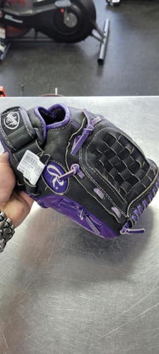 Used Rawlings HFP150BP BB/SB Glove RH Throw Black 11 1/2" 11497-S000154816