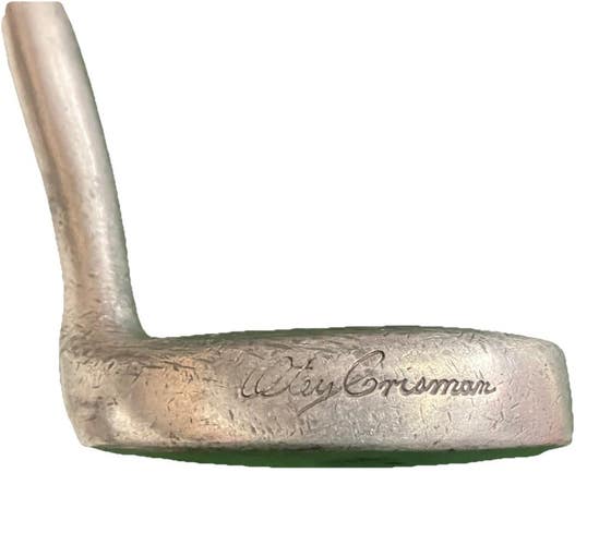 Otey Crisman 19 H Hickory Shaft Putter Selma 35" White Cap Long Grip RH 1952-53