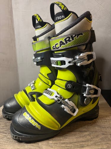 Scarpa TX Comp NTN Telemark Ski Boots Size Mondo 24.5 Mondopoint Made in Italy