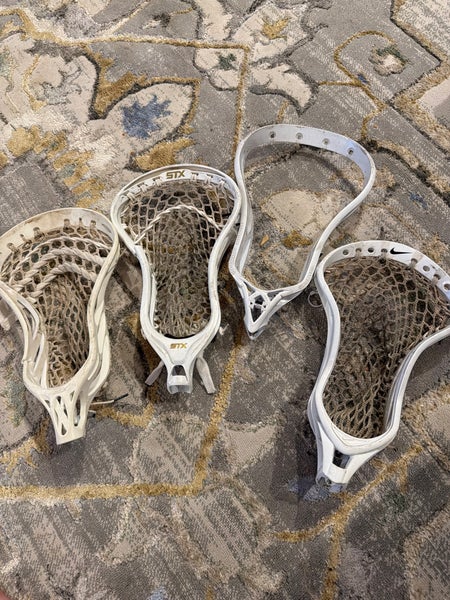 4 broken/cracked lacrosse heads