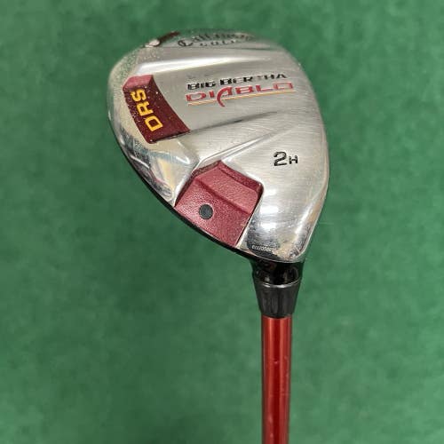 Callaway Big Bertha Diablo DRS 18 2 Hybrid Stiff Flex Graphite Shaft Right Hand