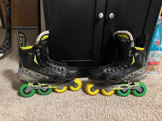 Bauer Vapor 3X Inline Skates Regular Width Size 9.5 (Used)