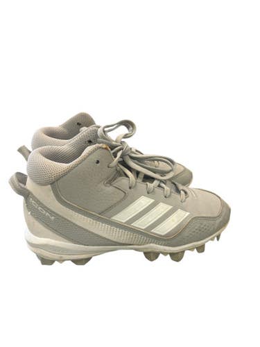 Used Adidas ICON BB/SB Cleats White And Silver Junior 03 11862-S000092180