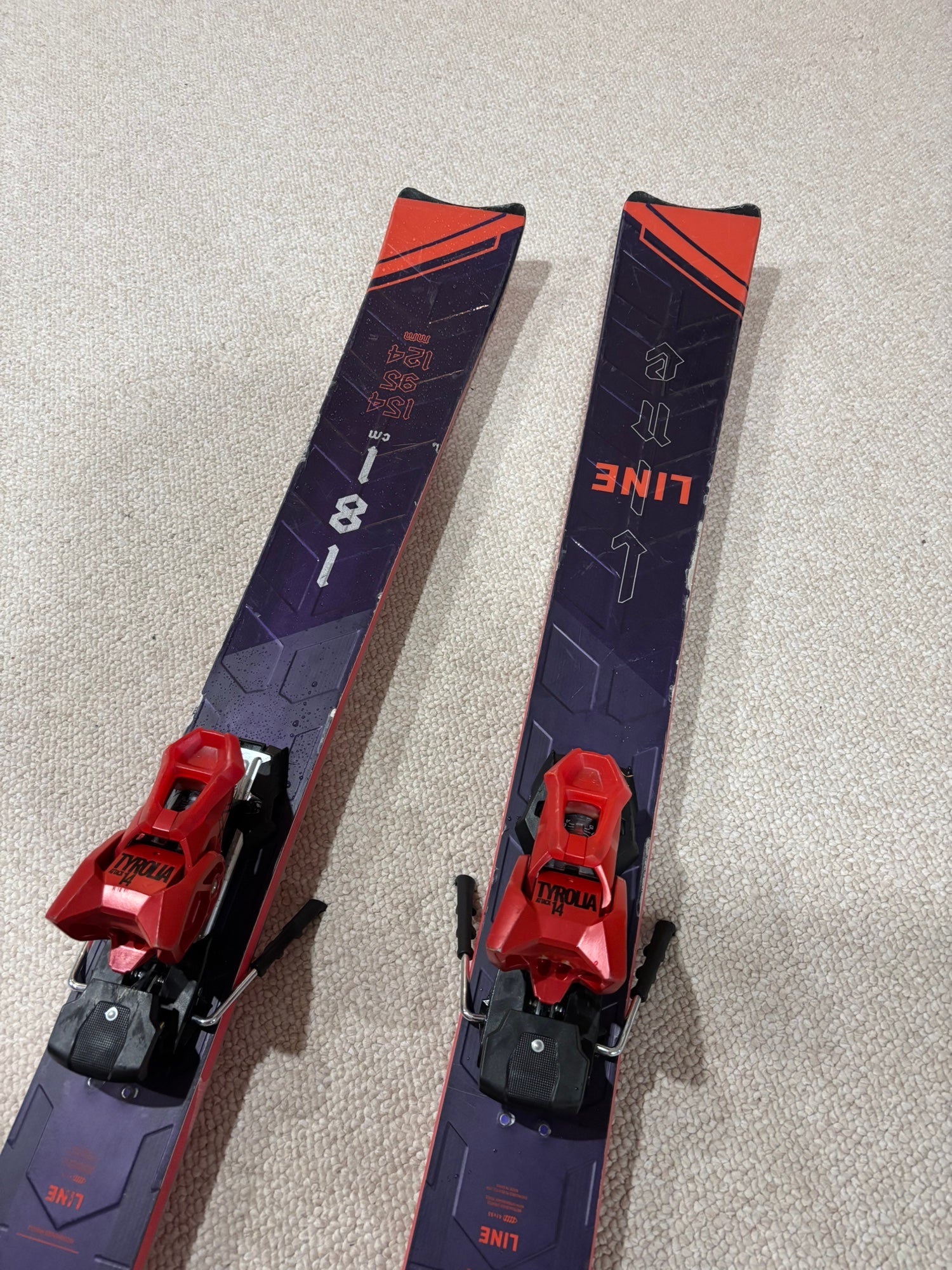 24 LINE BLADE 181cm チロリア attack デモビンディング 2022-2023 