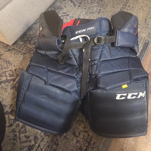 Senior XL Navy 2023 CCM Pro Hockey Goalie Pants