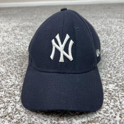 New York Yankees Hat Cap Strap Back Mens One Size Blue MLB Baseball New Era