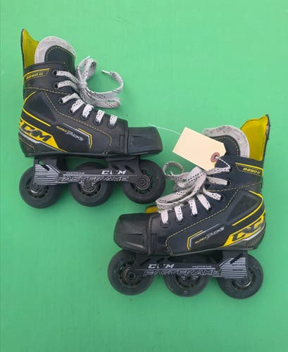 Youth CCM Super Tacks 9350 Inline Skates Regular Width Size 12 (Used)