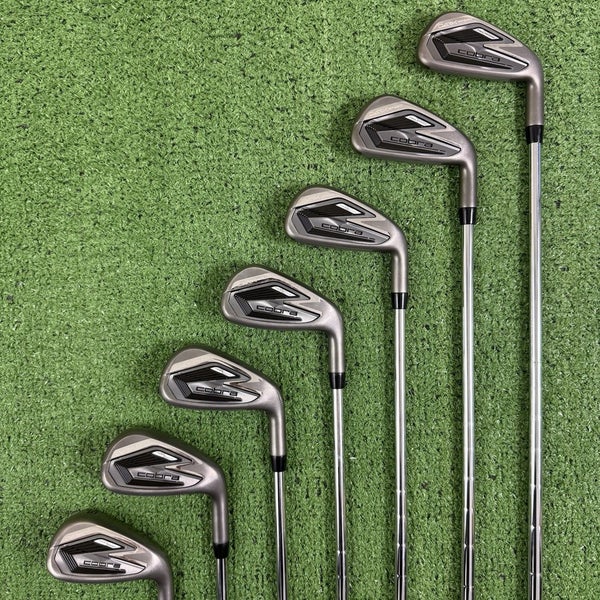 Cobra Darkspeed Iron Set 5-PW GW KBS Tour Lite Stiff Flex Steel Right Handed