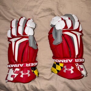 Maryland Terps Team Issued UA BioFit Gloves 13"