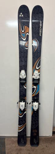 Fischer KOA 84 159cm 126-84-112 r=14m Women's Skis Fischer XA Bindings EXCELLENT