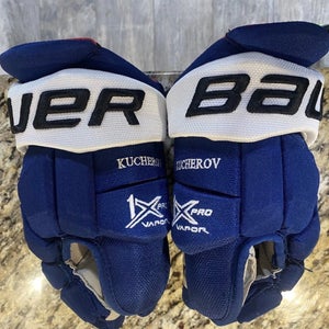 Nikita Kucherov Bauer Vapor 1X Pro Gloves 13" Pro Stock (Used)