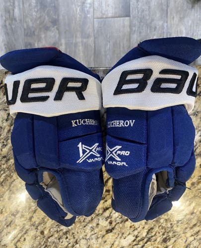 Nikita Kucherov Bauer Vapor 1X Pro Gloves 13" Pro Stock (Used)