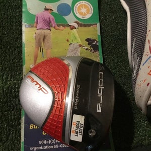 Cobra Amp Cell Red 3-4 Fairway Wood Seniors Lite 55g Fujikura Fuel Graphite 43