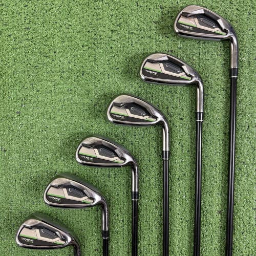Taylormade RBZ Max Iron Set 6-PW AW Matrix Ozik Program 55 Stiff -1.5 Short
