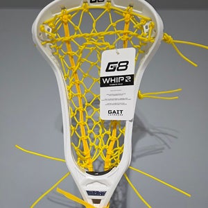 New GAIT WHIP 2 White Yellow Women’s Lacrosse Done ready to ship
