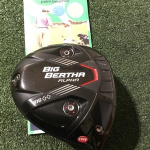 Callaway Big Bertha Alpha 816 Double Diamond 9* Driver Stiff 60g Aldila Graphite