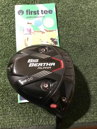 Callaway Big Bertha Alpha 816 Double Diamond 9* Driver Stiff 60g Aldila Graphite