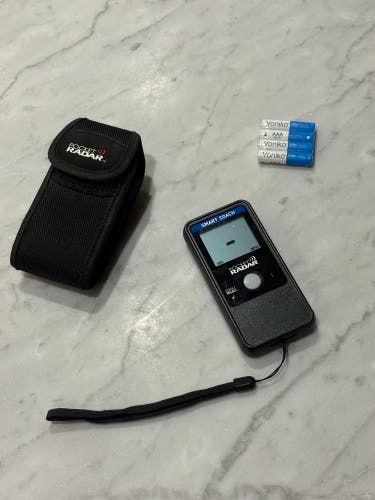 (Used) Pocket Radar Smart Coach Speed Gun
(Compatible with App) $399.99 Brand New.