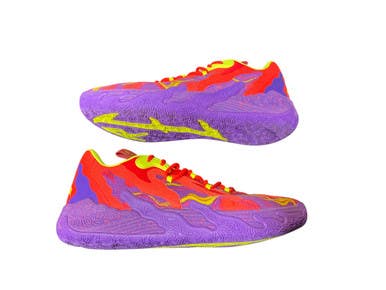 Used Puma MELO RARE FEAR Basketball Shoes M Orange Senior 11.5 11873-S000229703